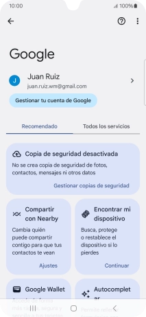Pulsa Encontrar mi dispositivo.