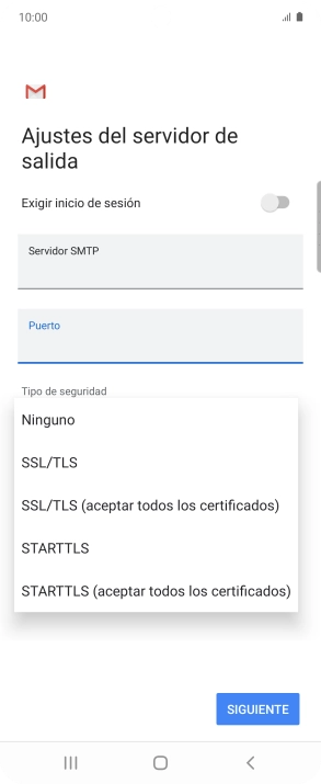 Pulsa Ninguno.