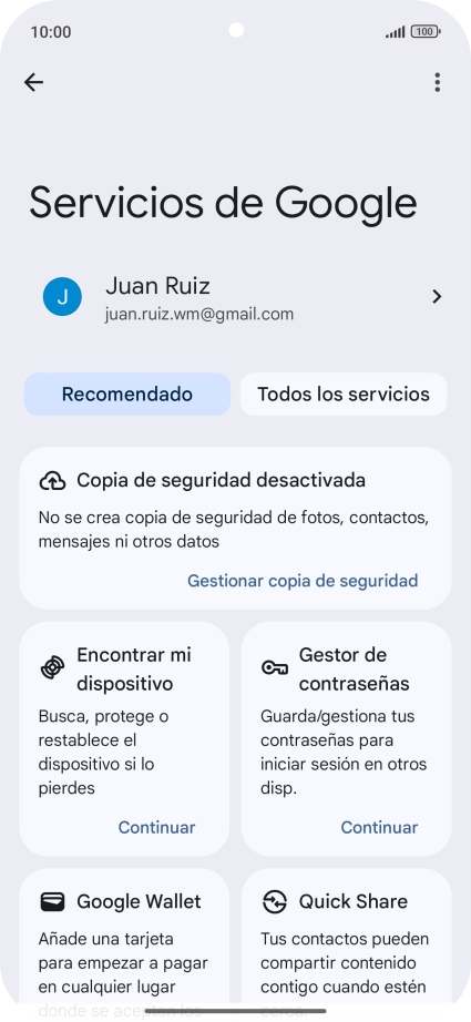 Pulsa Encontrar mi dispositivo. Pulsa Encontrar mi dispositivo.