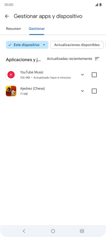 Pulsa la app deseada. Pulsa la app deseada.