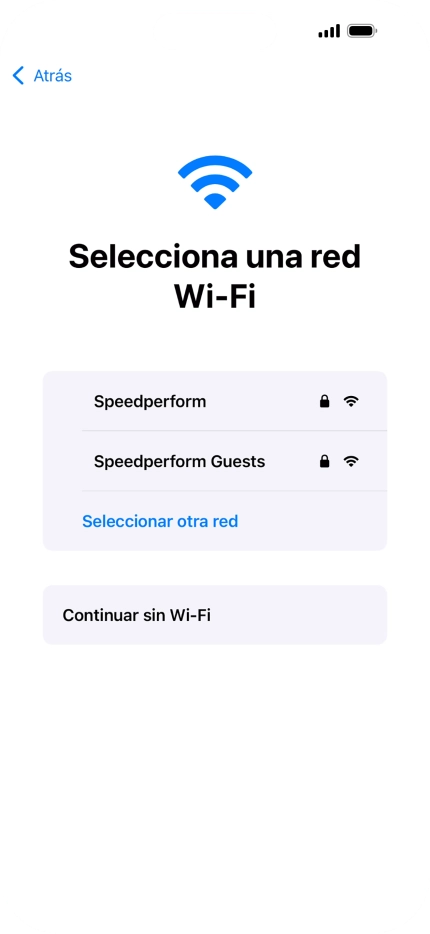 Pulsa la red wifi deseada. Pulsa la red wifi deseada.