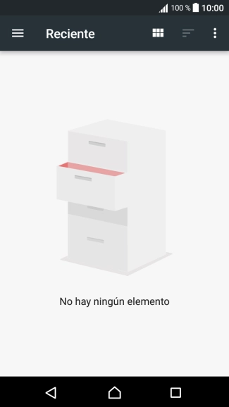 Desliza el dedo hacia la derecha desde la parte izquierda de la pantalla. Desliza el dedo hacia la derecha desde la parte izquierda de la pantalla.