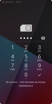 Si lo solicita el teléfono, introduce el código PIN y pulsa el icono de aceptar. Si lo solicita el teléfono, introduce el código PIN y pulsa el icono de aceptar.