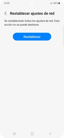 Pulsa Restablecer.
