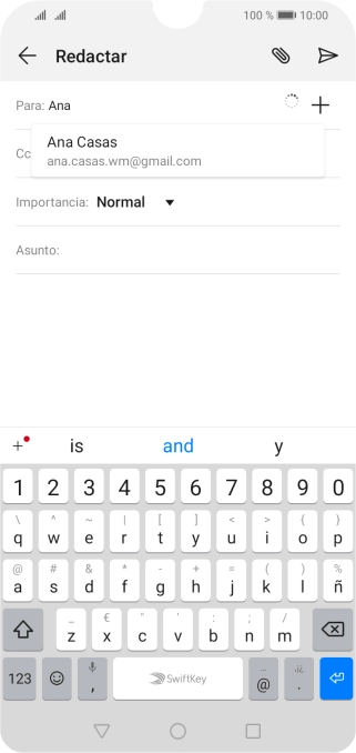 Pulsa el contacto deseado. Pulsa el contacto deseado.