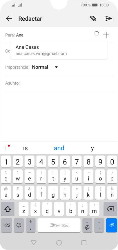 Pulsa el contacto deseado. Pulsa el contacto deseado.