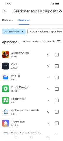 Pulsa la app deseada. Pulsa la app deseada.