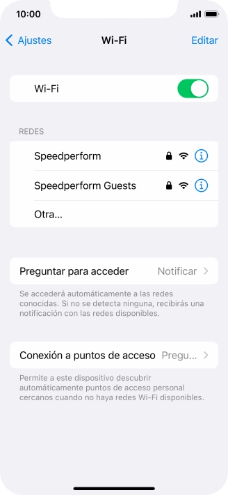 Pulsa la red wifi deseada e introduce la contraseña de esta red. Pulsa la red wifi deseada e introduce la contraseña de esta red.