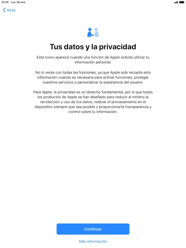 Pulsa Continuar. Pulsa Continuar.