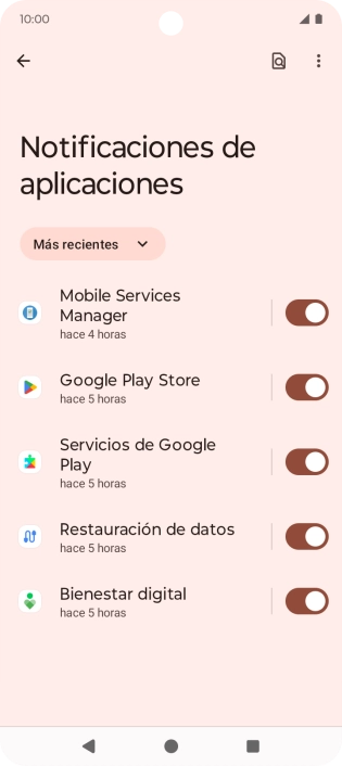 Pulsa la lista desplegable. Pulsa la lista desplegable.