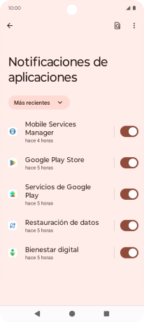 Pulsa la lista desplegable. Pulsa la lista desplegable.