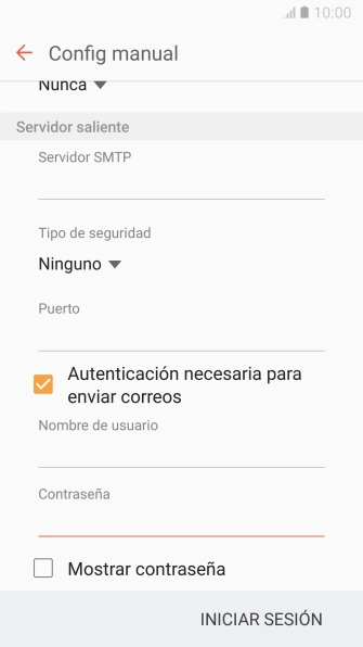 Pulsa INICIAR SESIÓN.