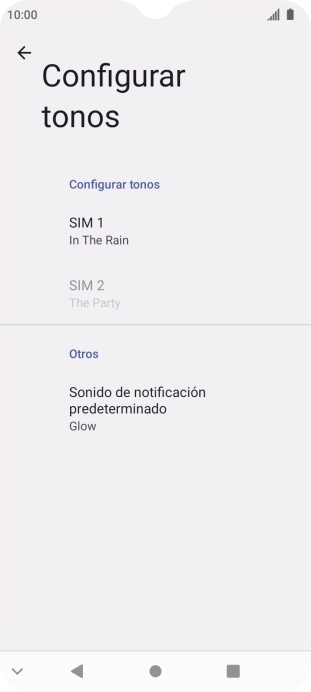 Pulsa el nombre de la tarjeta SIM. Pulsa el nombre de la tarjeta SIM.