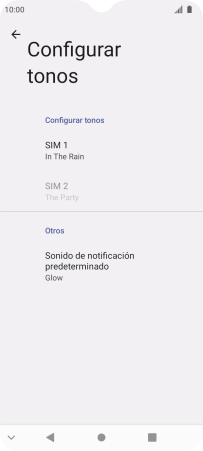 Pulsa el nombre de la tarjeta SIM. Pulsa el nombre de la tarjeta SIM.