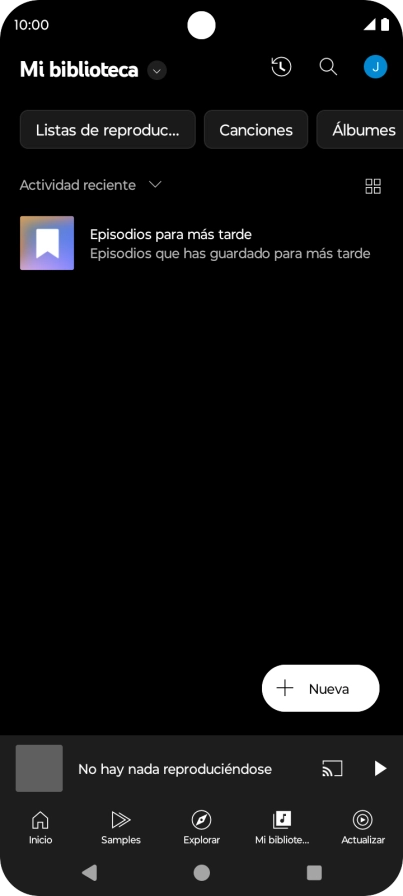 Pulsa la lista desplegable. Pulsa la lista desplegable.