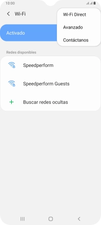 Pulsa Avanzado.