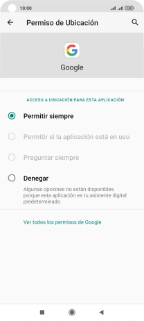 Pulsa el ajuste deseado. Pulsa el ajuste deseado.