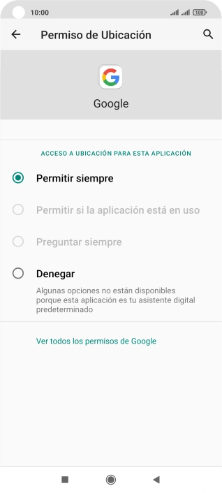 Pulsa el ajuste deseado. Pulsa el ajuste deseado.