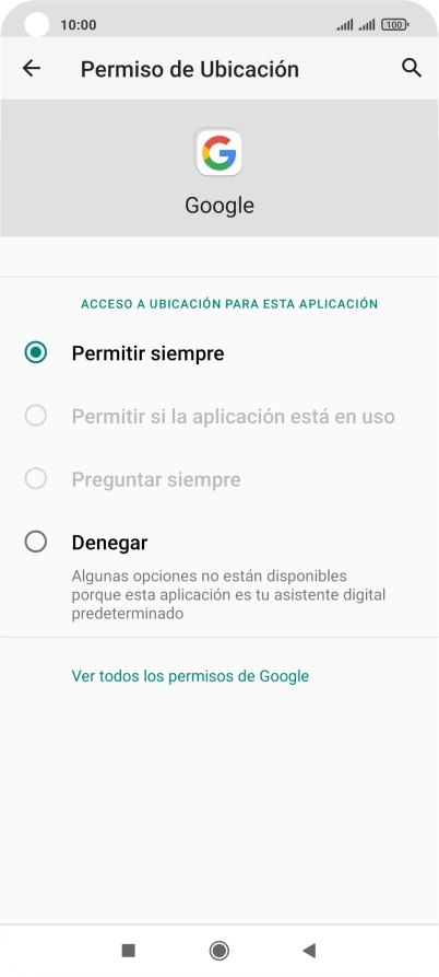 Pulsa el ajuste deseado. Pulsa el ajuste deseado.