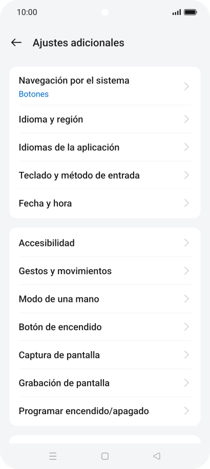 Pulsa Fecha y hora. Pulsa Fecha y hora.