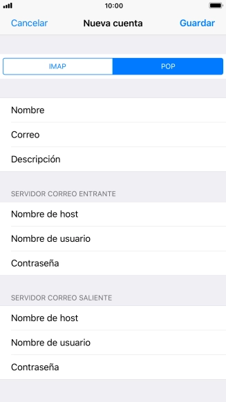 Pulsa Guardar. Ahora se ha configurado tu cuenta de correo electrónico. Si deseas seleccionar más ajustes del servidor de correo de entrada o de salida, continúa con los pasos siguientes. Pulsa Guardar. Ahora se ha configurado tu cuenta de correo electrónico. Si deseas seleccionar más ajustes del servidor de correo de entrada o de salida, continúa con los pasos siguientes.