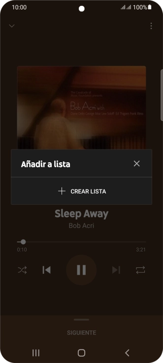 Pulsa CREAR LISTA. Pulsa CREAR LISTA.