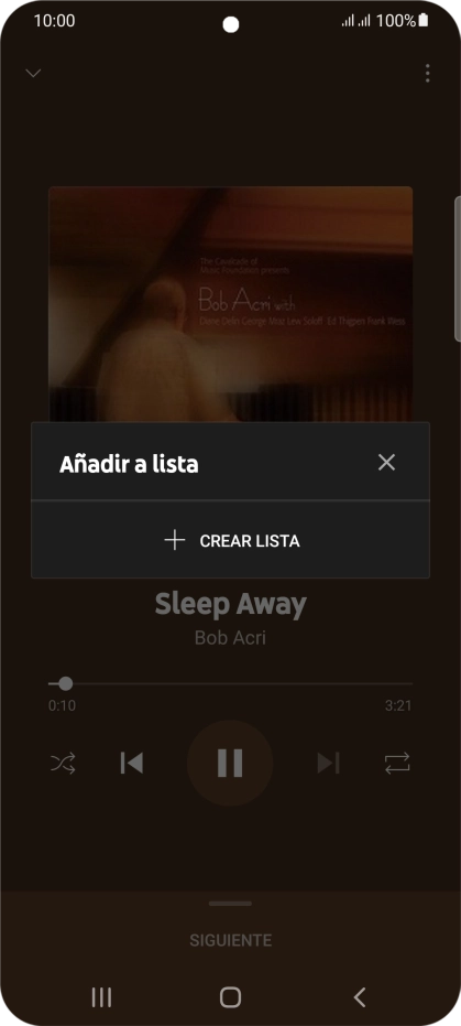 Pulsa CREAR LISTA. Pulsa CREAR LISTA.