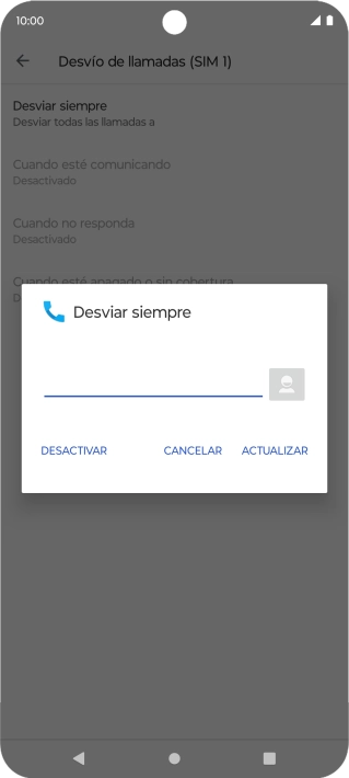 Pulsa DESACTIVAR. Pulsa DESACTIVAR.