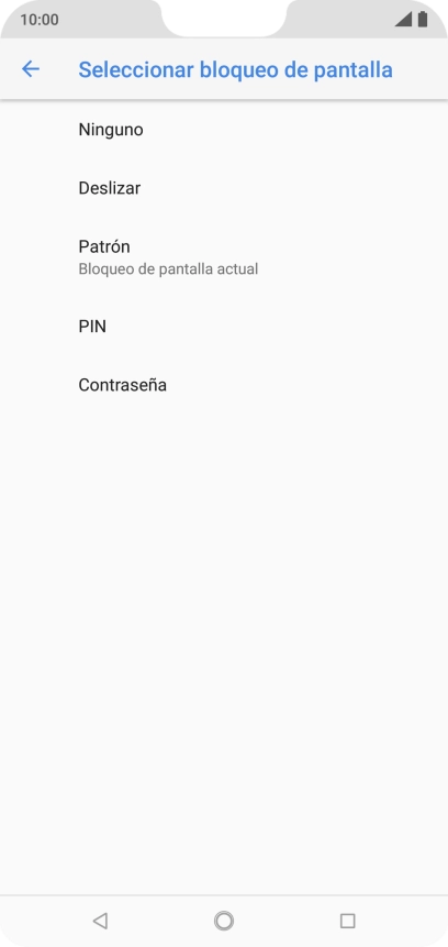 Pulsa Ninguno.