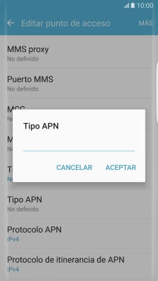 Introduce default y pulsa ACEPTAR. Introduce default y pulsa ACEPTAR.