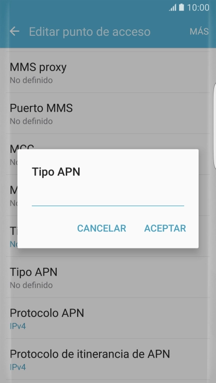 Introduce default y pulsa ACEPTAR. Introduce default y pulsa ACEPTAR.
