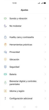 Pulsa Seguridad.