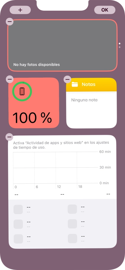 Pulsa el icono de añadir. Pulsa el icono de añadir.