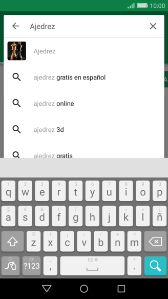 Introduce el nombre del tema o de la app y pulsa el icono de búsqueda. Introduce el nombre del tema o de la app y pulsa el icono de búsqueda.