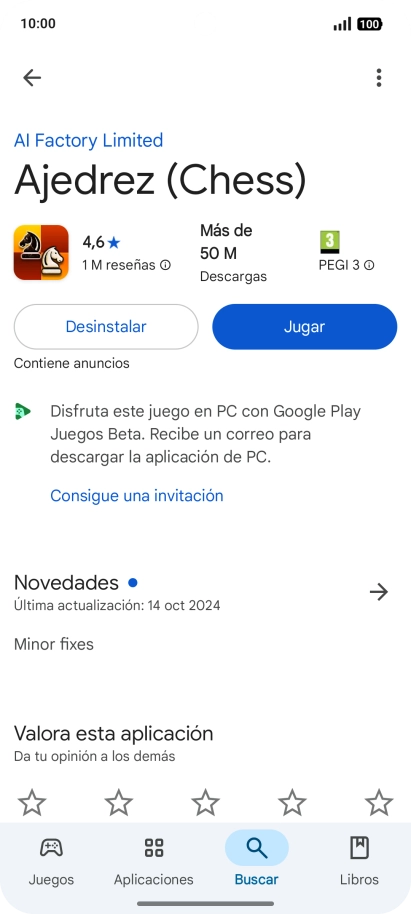 Pulsa Desinstalar.