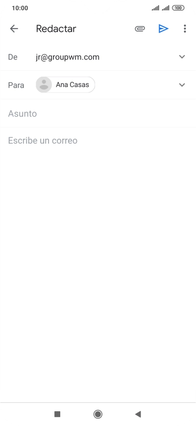 Pulsa Asunto e introduce el asunto deseado. Pulsa Asunto e introduce el asunto deseado.