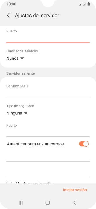 Pulsa la lista desplegable bajo 