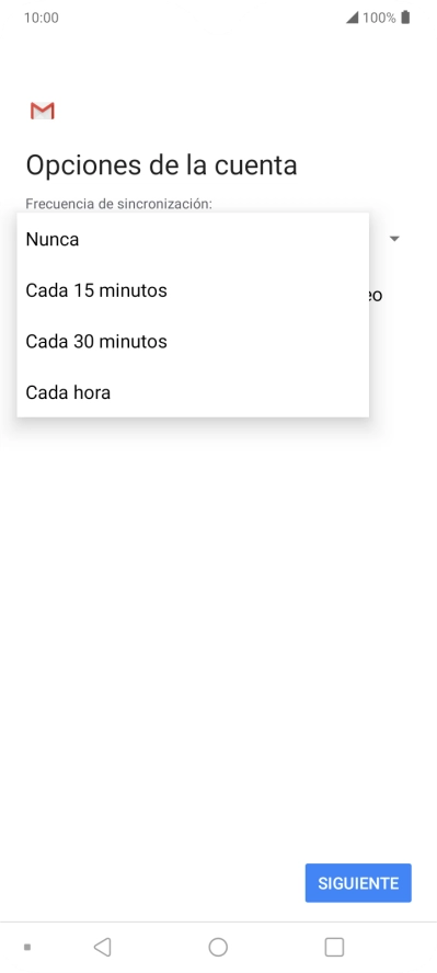 Pulsa el ajuste deseado. Pulsa el ajuste deseado.