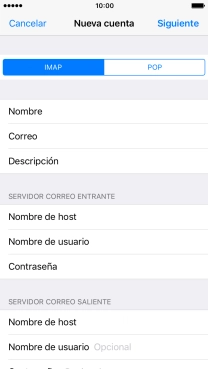 Pulsa Nombre de usuario e introduce el nombre de usuario de tu cuenta de correo electrónico. Pulsa Nombre de usuario e introduce el nombre de usuario de tu cuenta de correo electrónico.