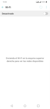 Pulsa el indicador para activar la función.