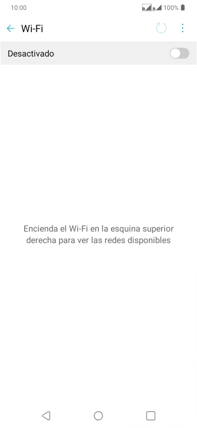 Pulsa el indicador para activar la función.