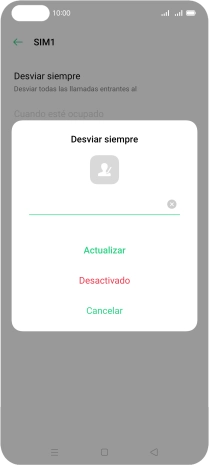 Pulsa Desactivado. Pulsa Desactivado.