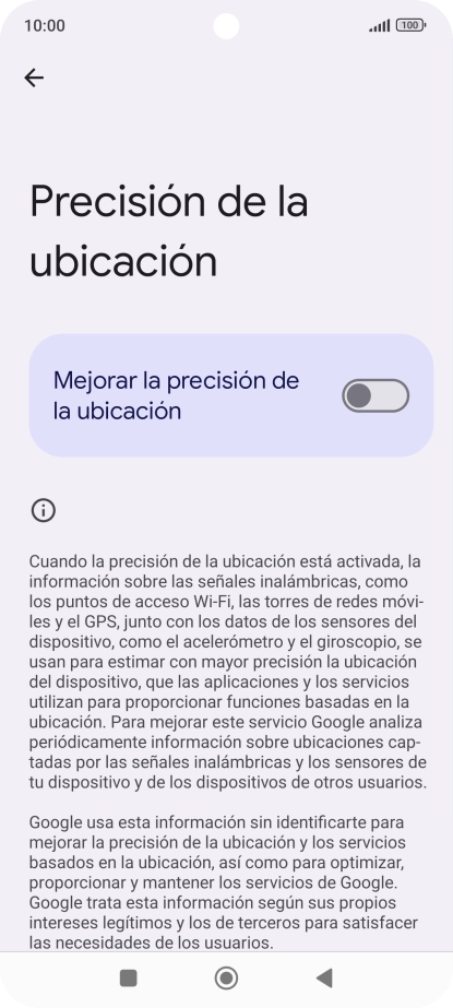 Si pulsas el indicador junto a Si pulsas el indicador junto a