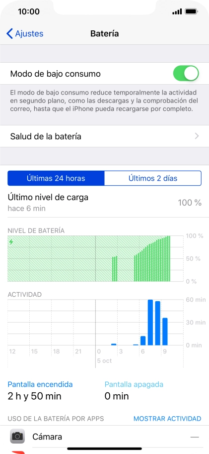 Desliza el dedo hacia arriba desde la parte inferior de la pantalla para terminar y volver a la pantalla de inicio. Desliza el dedo hacia arriba desde la parte inferior de la pantalla para terminar y volver a la pantalla de inicio.