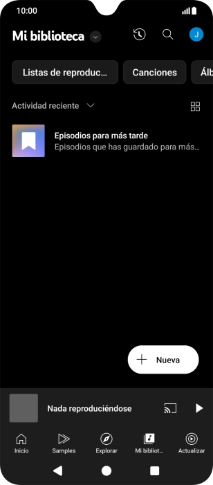 Pulsa la lista desplegable. Pulsa la lista desplegable.