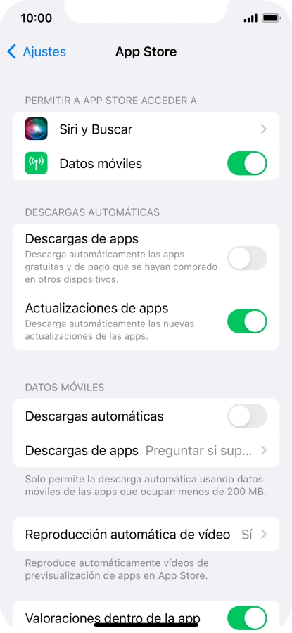 Pulsa el indicador junto a los tipos de contenido deseados para activar o desactivar la función. Pulsa el indicador junto a los tipos de contenido deseados para activar o desactivar la función.