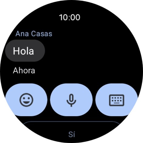 Pulsa el icono de micrófono. Pulsa el icono de micrófono.