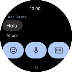 Pulsa el icono de micrófono. Pulsa el icono de micrófono.
