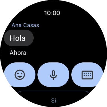 Pulsa el icono de micrófono. Pulsa el icono de micrófono.