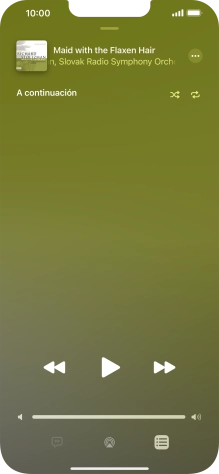 Pulsa el icono de reproducción aleatoria para activar o desactivar la función. Pulsa el icono de reproducción aleatoria para activar o desactivar la función.